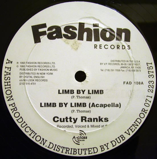 Cutty Ranks - Limb By Limb