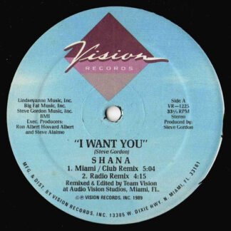 Shana - I Want You