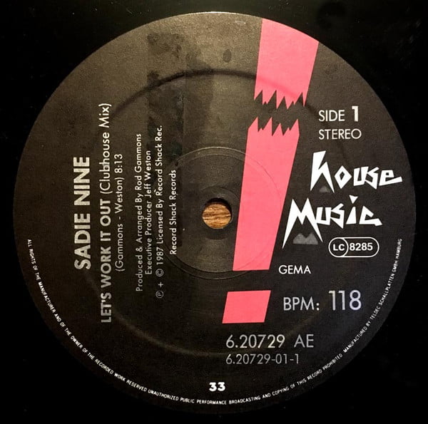 Sadie Nine - Let's Work It Out - Image 3